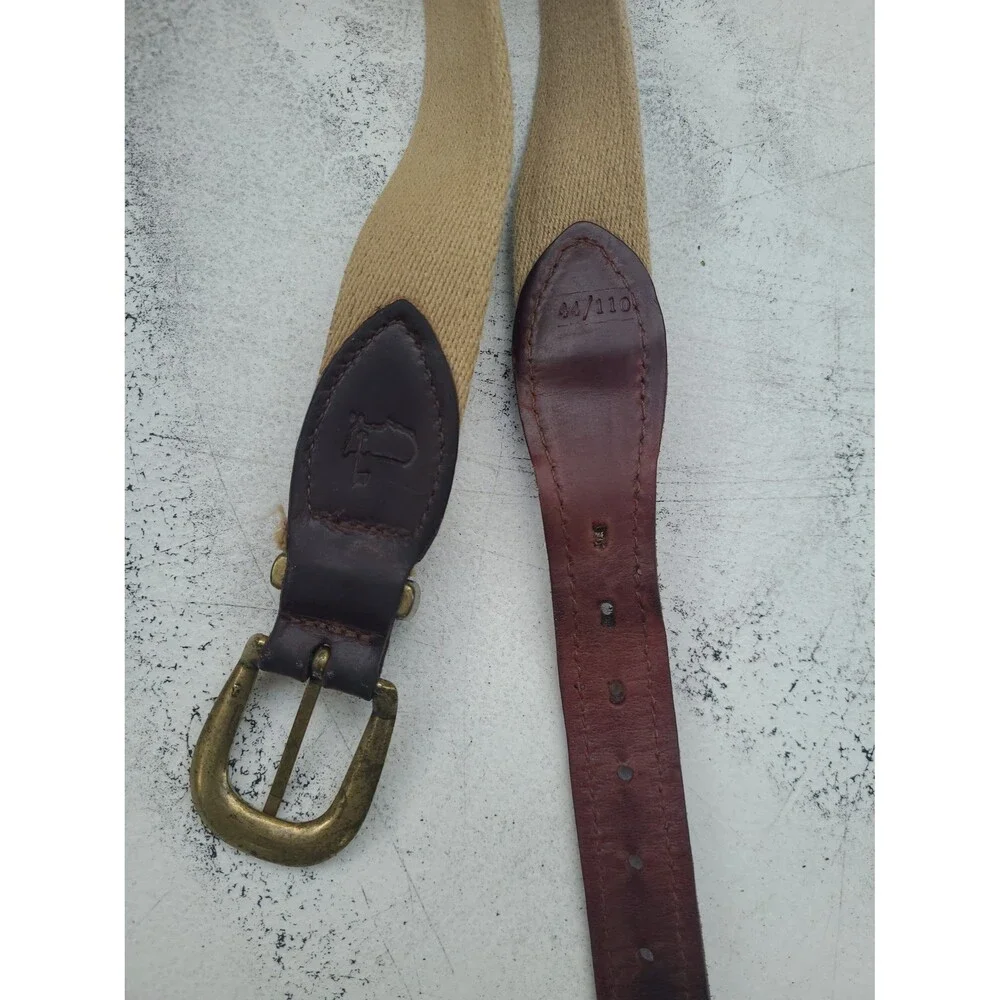 Vintage The Masters Tournament Augusta Golf Leather Belt 44
